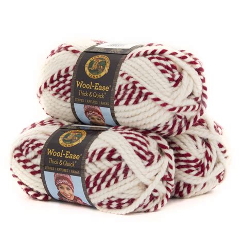Needlecrafts And Yarn Crafts 640 146 3 Pack Lion Brand Wool Ease Thick