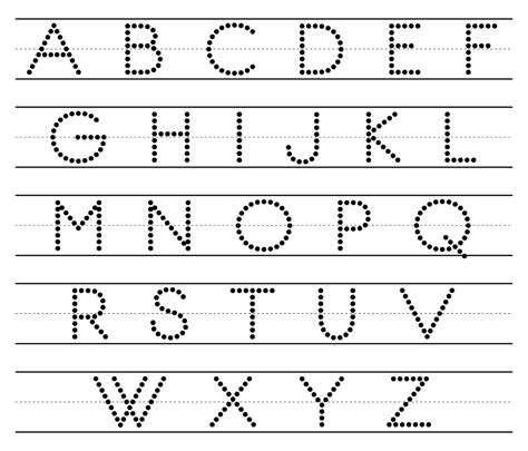 Alphabet Worksheets Preschool Tracing Printable Coloring Db Excelcom