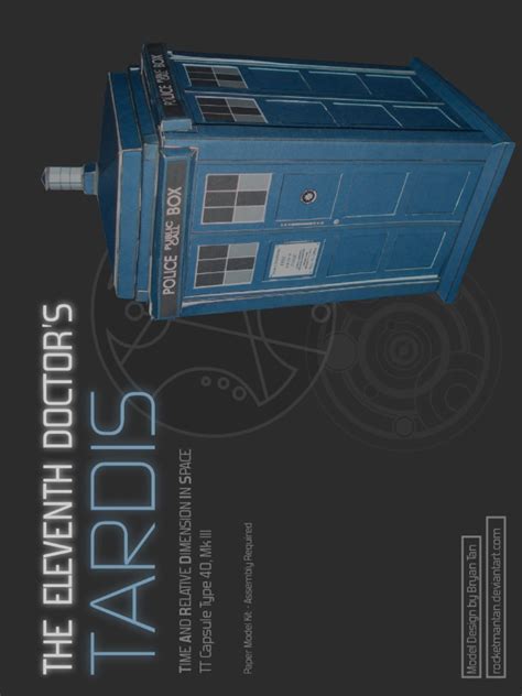 Papercraft Doctor Who Tardis By Rocketmantan Pdf