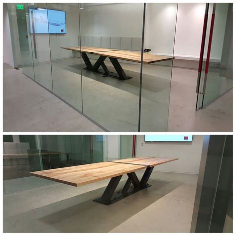 Custom 14 Modern Industrial Conference Table Turned Out Beautiful