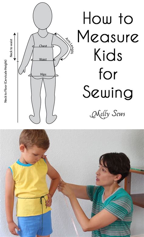 Create patches and have them sewn onto your clothing. How to Measure Kids to Sew Clothes - Melly Sews