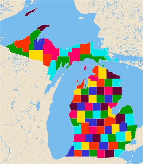 Counties In Michigan
