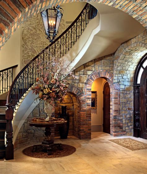 Authentic tuscany home decor photos and tuscan home design tips. Lomonaco's Iron Concepts & Home Decor: Tuscan Curved Stairway