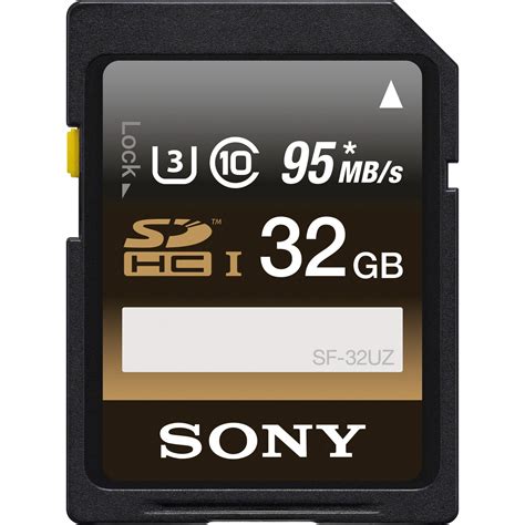 Sony 32gb Sf Uz Series Uhs I Sdhc Memory Card Sf32uztqn Bandh