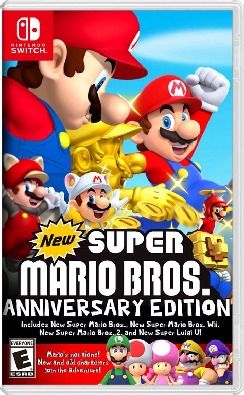 New Super Mario Bros Anniversary Boxart Mock Up By Big Z 2015 On