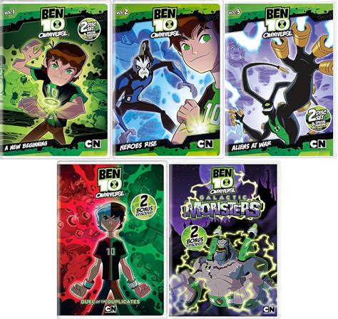 Ben 10 Omniverse Cartoon Network Tv Series Volumes 1 5 Dvd