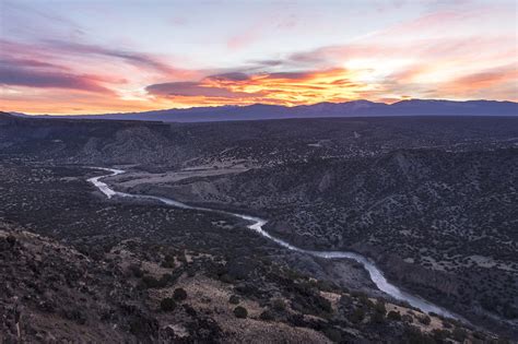 Rio Grande River Sunrise White Rock New Mexico Photograph By Brian Harig