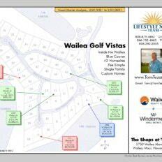 Wailea Golf Vistas Map Visual Market Analysis Tom Tezak Maui Realtor
