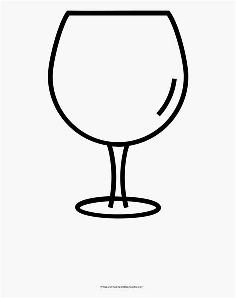 Enter now and choose from the following categories: Stemware Coloring Page - Wine Glass Drawing Transparent ...
