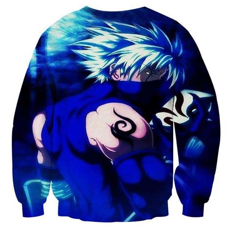 Hatake Kakashi Naruto Japanese Anime Powerful Art Sweatshirt Saiyan Stuff