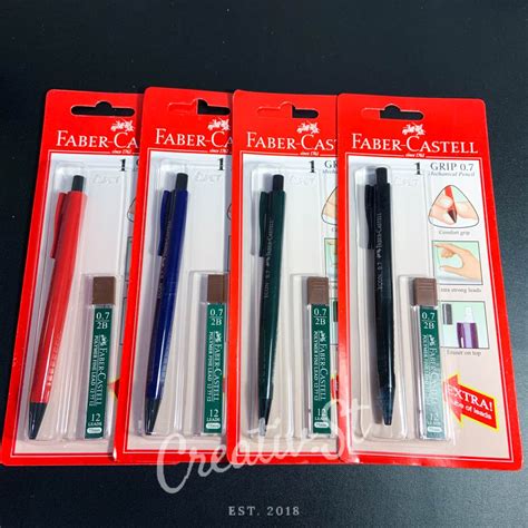 Jual Faber Castell Econ Mechanical Pencil 07 Opaque Blister Pensil
