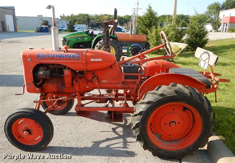 1939 Allis Chalmers B Tractor In Lawrence Ks Item Fy9172 Sold