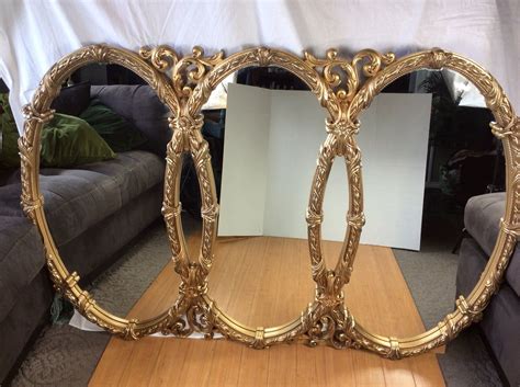 Too Good Not To Share Vintage Regency Gold Ornate Mirror Gold Ornate