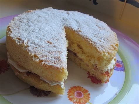 How can we bake a sponge cake in a grill microwave oven where there no preheating functionality? Easy Vanilla Sponge Cake Recipe - RecipeYum