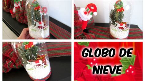 DIY Haz tu propio globo de nieve navideño Especial de navidad