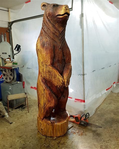 Manitoba Chainsaw Carved Bear