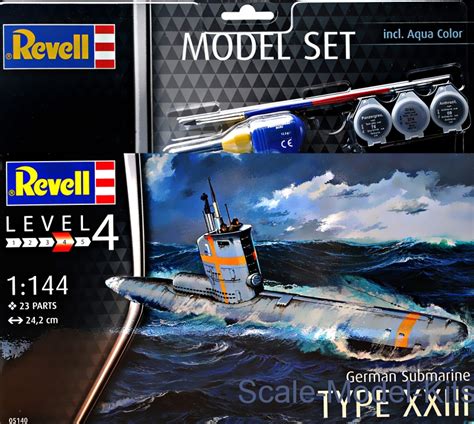 Revell T Set German Submarine Type Xxiii Plastic Scale Model