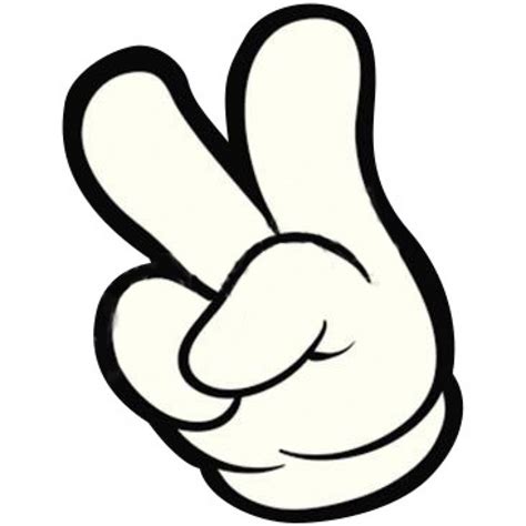 Peace Sign Cartoon Hands Clipart Best