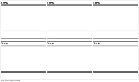 36 Free Storyboard Templates For Basic Visual And Dig