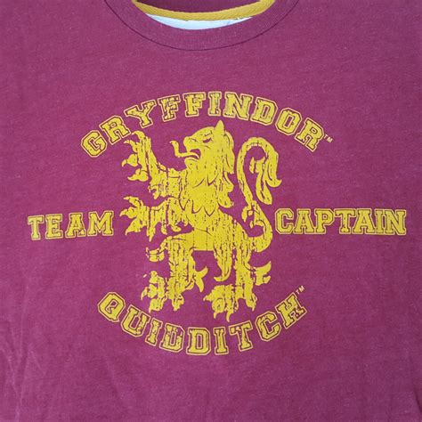 Wizarding World Of Harry Potter Gryffindor Quidditch Team Captain T