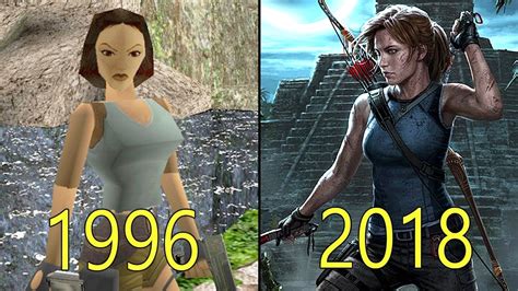 Evolution Of Tomb Raider Games 1996 2018 Youtube