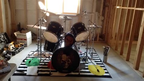 Time Lapse Me Putting Away The Halloween Decoration Off My Drum Set