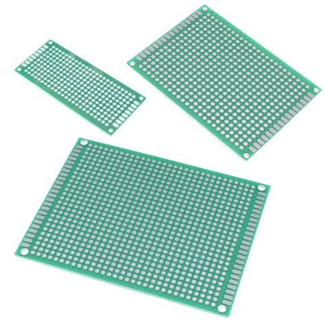 Double Sided Pcb Printed Circuit Board Breadboard Prototyping Strip Board Ebay