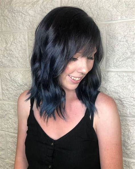 35 Midnight Blue Hair Color Ideas For A Unique Look In 2022