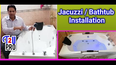 How To Install Jacuzzi Bathtub Youtube
