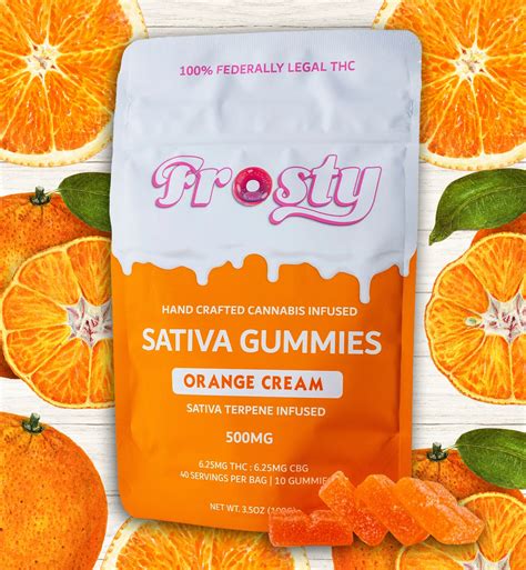 delta 9 thc sativa gummies orange cream frosty co