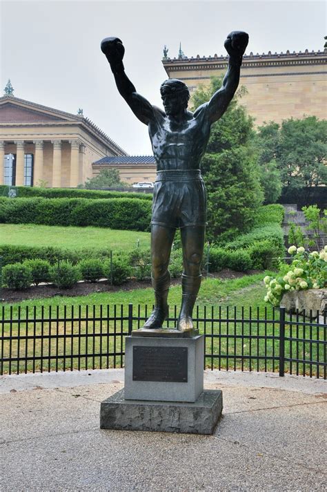In real life the rocky statue is still in the philadelphia museum of art next to the rocky steps. Rocky Balboa | The 10-foot tall statue of Rocky was ...