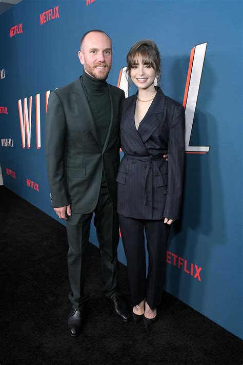 Photo Lily Collins Charlie Mcdowell Windfall Premiere Netflix Stars