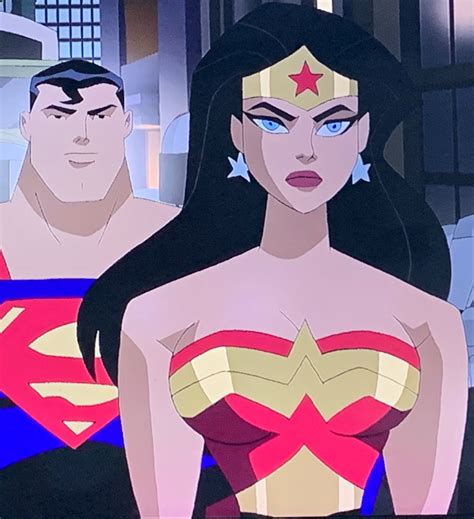 Wonder Woman And Superman Justice League Unlimited In Justice