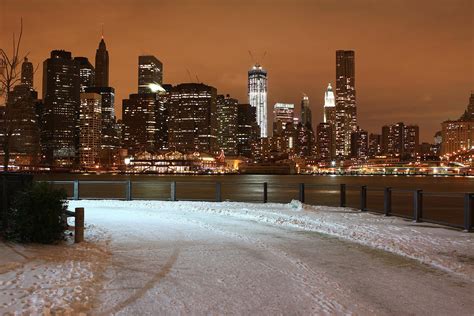 New York City Winter Skyline
