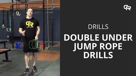 Double Under Jump Rope Drills For Advanced Jumpers Crossrope Youtube