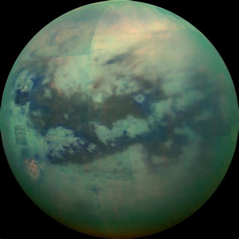 Cassini Peers Through The Haze Of Saturns Moon Titan Astronomy Now
