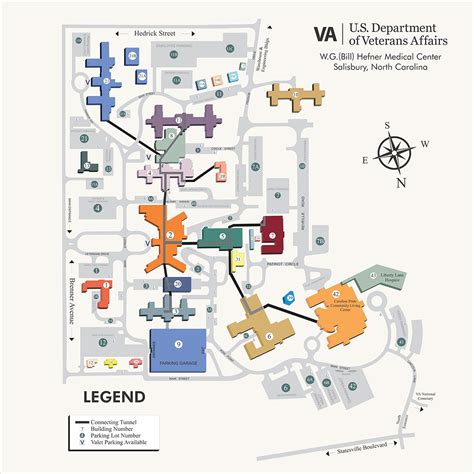 Facility Map W G Bill Hefner Va Medical Center