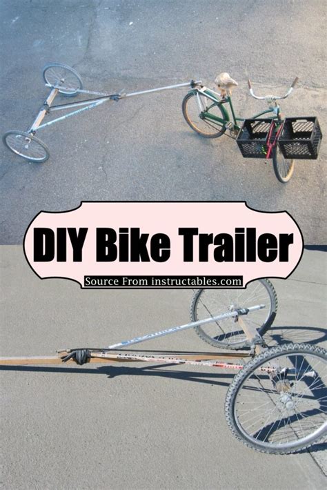 18 Diy Bike Trailer Ideas For Single Bikes Diyncrafty