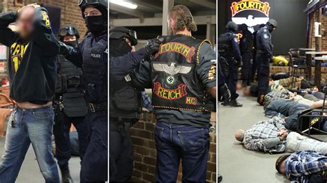 Bikie News Fourth Reich Nsw Police Raid Illawarra Bikie Clubhouse