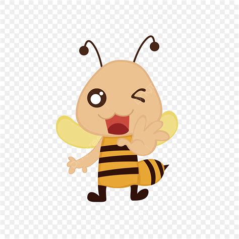 Cartoon Bee Clipart Hd Png Bee Cartoon Cartoon Animals Lovely Cute