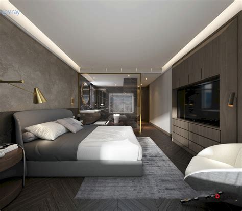 Modern Interior Design Bedroom 3dmax 3d Model File Vray Scene 3d