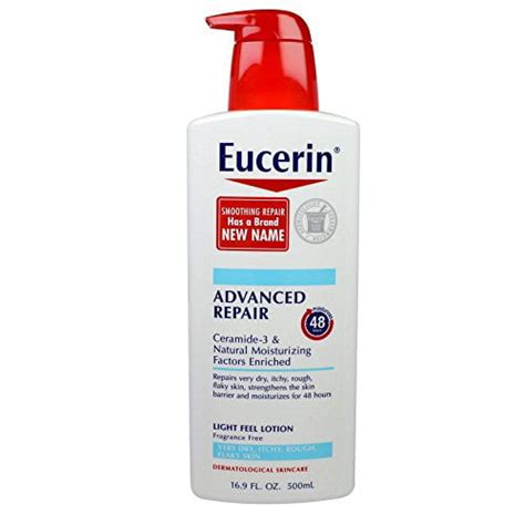 Eucerin Advanced Repair Dry Skin Lotion 169 Oz Pack Of 2 Walmart