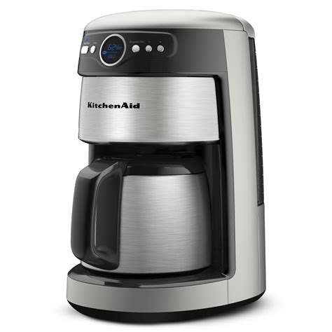 Kitchenaid 12 Cup Thermal Carafe Coffee Maker Countour Silver