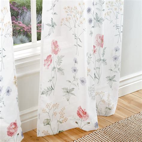 Martha Stewart Marthas Garden Print Curtain Panel Set Of 2 Decoratd