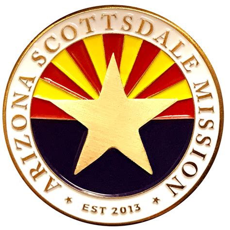 Arizona Scottsdale Commemorative Mission Coin