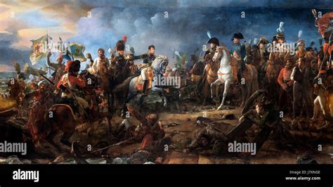 Napoléon Bonaparte à la bataille d'Austerlitz le 2 décembre 1805 par