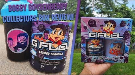 Gfuel Bobby Boysenberry Collectors Box Review Youtube