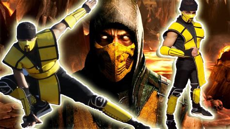 How To Make A Mk Scorpion Mortal Kombat Costume In 1 Day Youtube