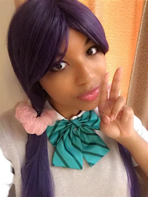 Mica Burton Daughter Of Levar Burton Is Cosplaying As Nozomi Today At Fanimecon More In The
