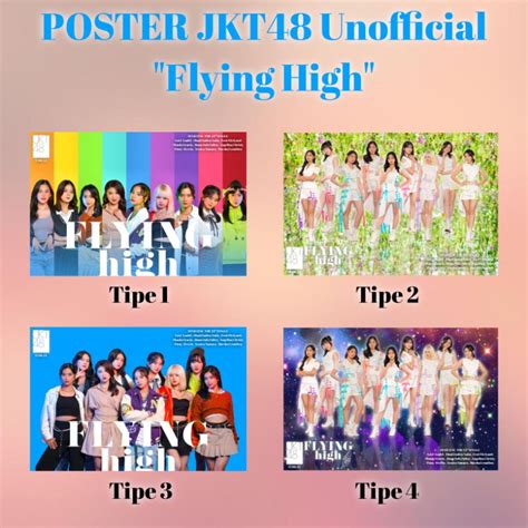 Jual Poster Jkt48 Flying High Unofficial Shopee Indonesia